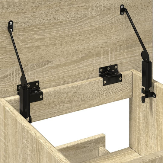 vidaXL Stand Music Height 107-107cm Brown 848026
