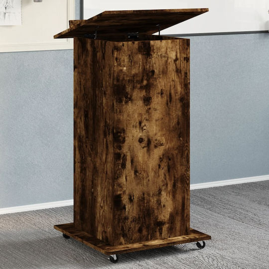 vidaXL Stand Music Height 107-107cm Brown 848028