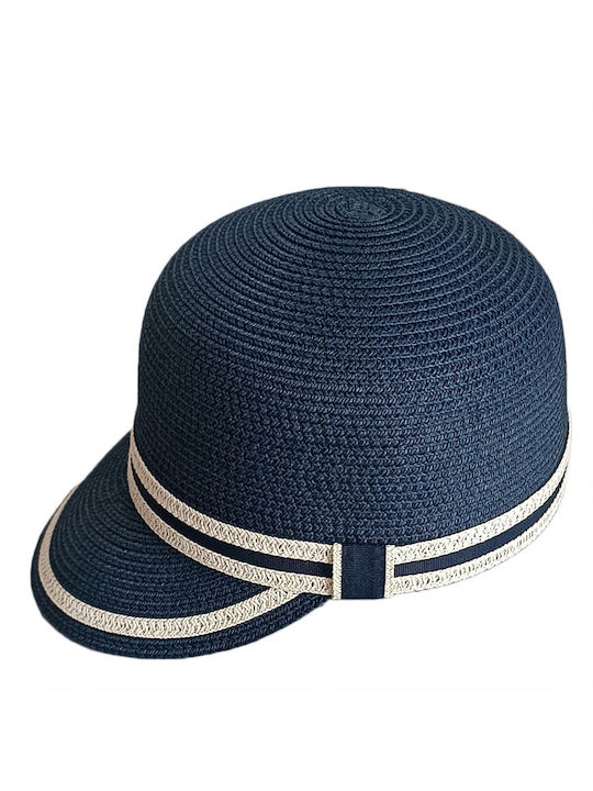 Baria Bags Wicker Women's Hat Blue