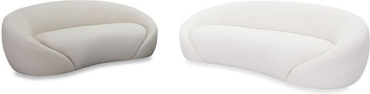 Ramon Two-Seater Couch Ecru 189x106x77cm