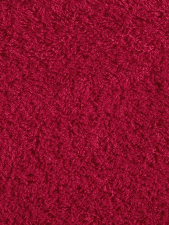 vidaXL Bath Towel 80x200cm Red 4 Pieces Weight 600gsm