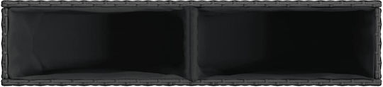 vidaXL Zardiniere Plas­tice Negre 90x20x40cm