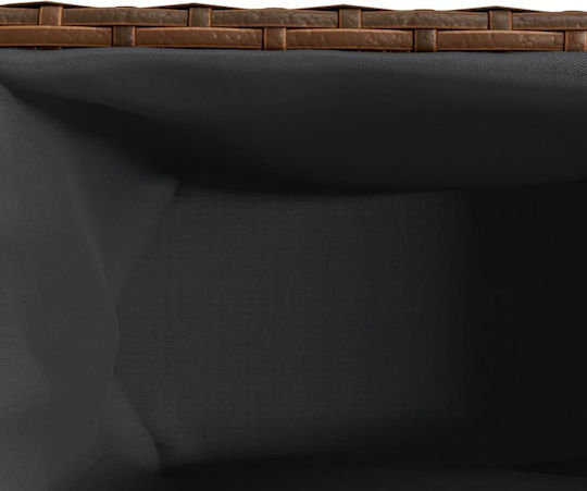vidaXL Grădină Planter Box Plastic Maro 90x20x40cm.