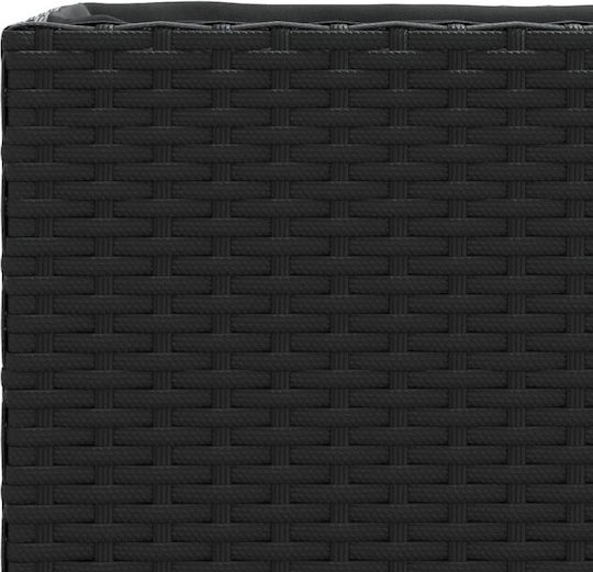 vidaXL Zardiniere Plas­tice Negre 90x20x40cm