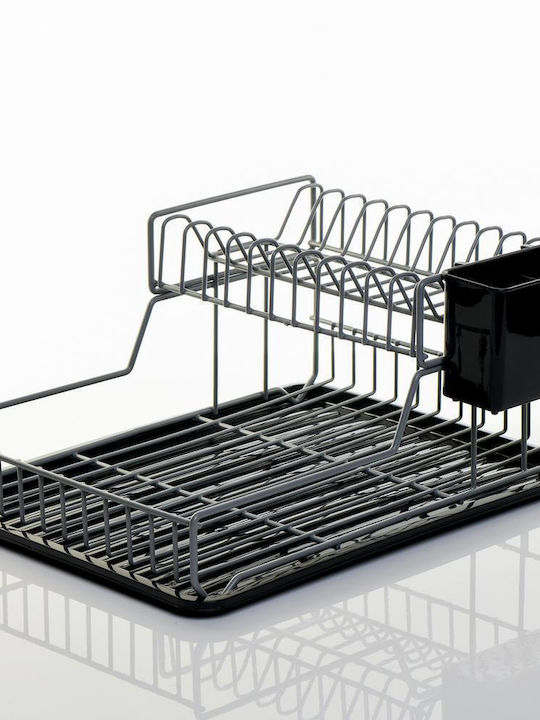 Max Home Отцедник За Мивка От Метал Сив 44x32x21.5см