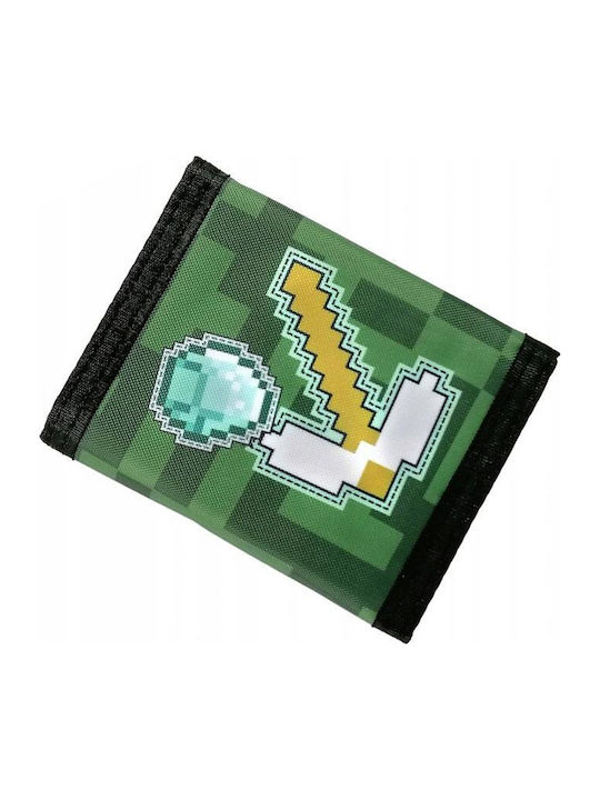 Astra Kids Wallet with Velcro Green