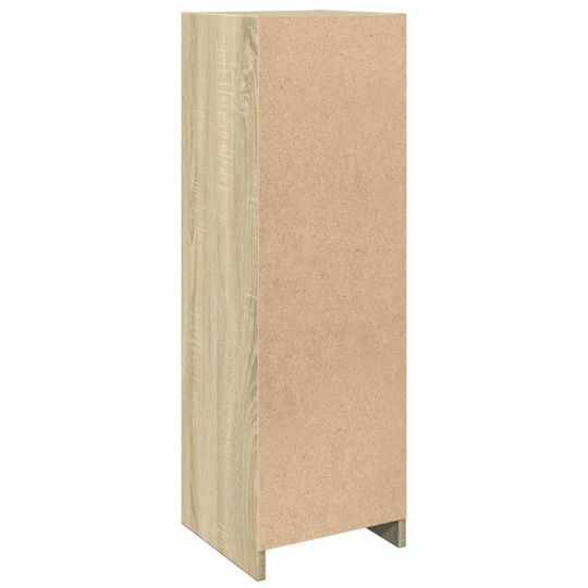 vidaXL Wall Hung Cabinet Bathroom Column Cabinet L30xD30xH95cm Sonoma
