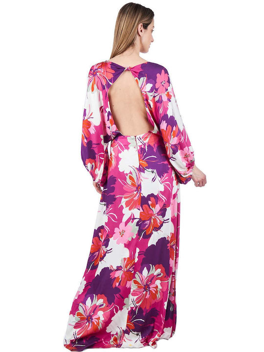 Access Maxi Dress Purple