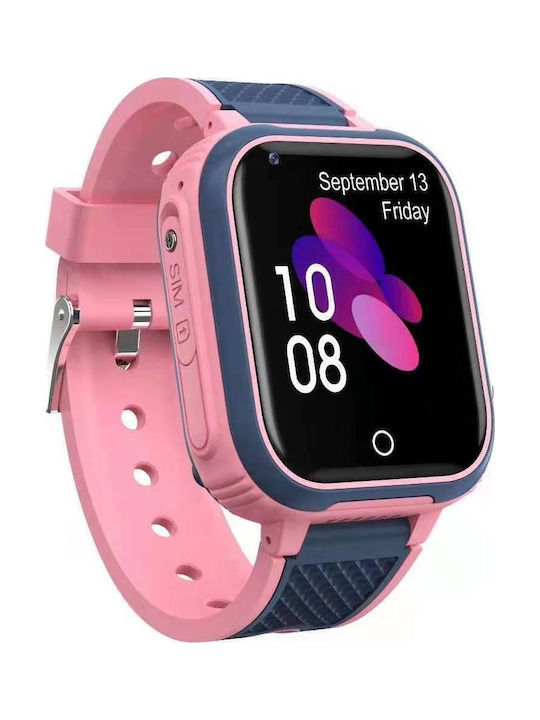 Nubi Kids Digital Watch LT21 with GPS and Rubber/Plastic Strap Pink