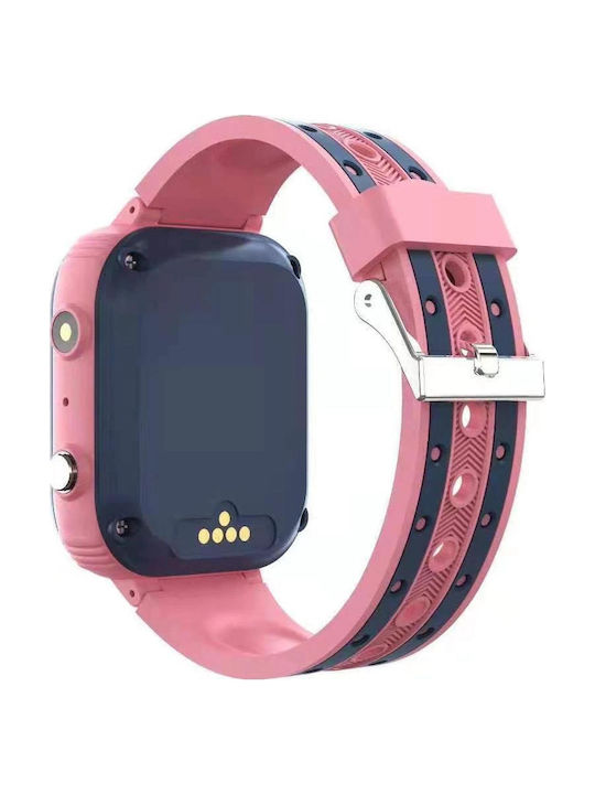 Nubi Kids Digital Watch LT21 with GPS and Rubber/Plastic Strap Pink