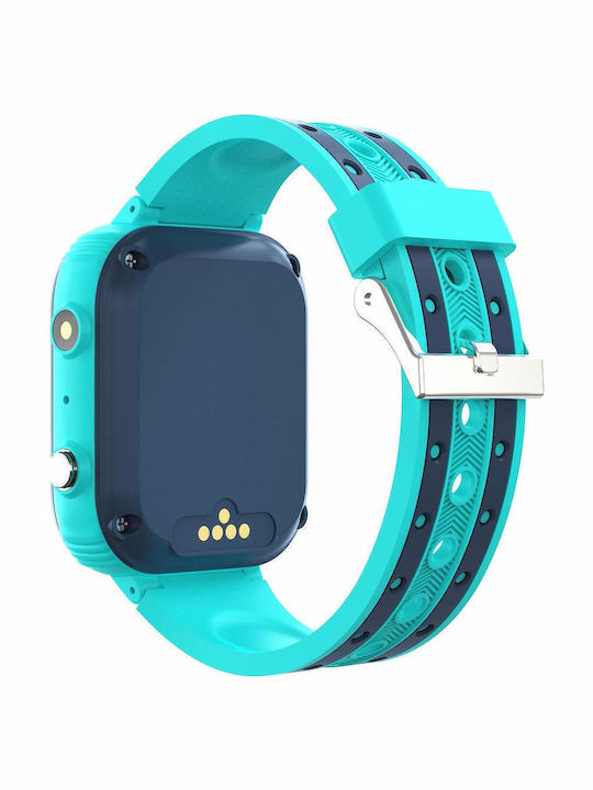 Kids Smart Watch Nubi Lt21 4G SIM Card Camera GPS+LBS+Wi-Fi Tracking Waterproof IP67 Blue