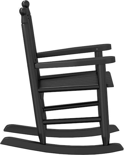 Детски Столове Черни 36x46.5x57см 2бр