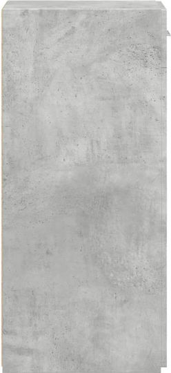 Dulap de Sufragerie de Podea din Plăci Aglomerate, Gri Beton, 30x42.5x93 cm