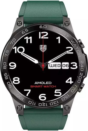 Nubi DM50 Smartwatch with Heart Rate Monitor (Green)