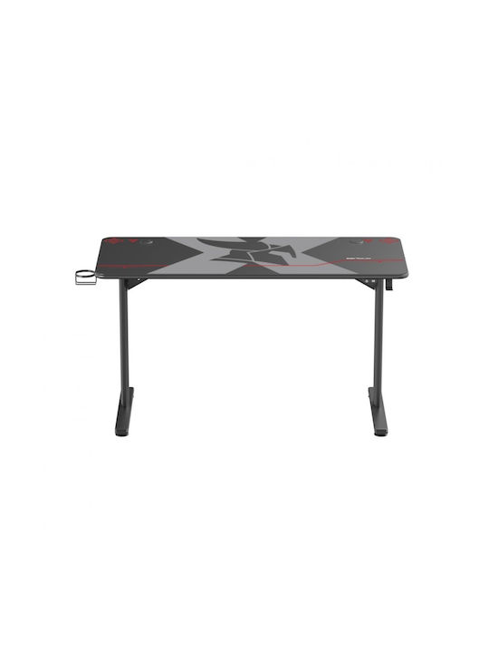 Spielbüro Aeter Rgb Holz Schwarz mit Metallbeinen & LED 120x60x75cm