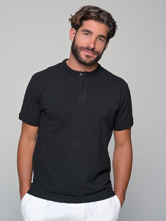 Van Hipster Men's Athletic T-shirt Short Sleeve Black