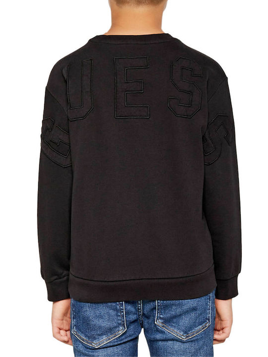 Guess Kids Sweatshirt Black Oversize Ls Active Top