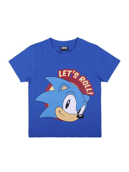 Σετ Παιδικά T-shirts Κόκκινο,Μπλέ,Γκρί Sonic 3tmx