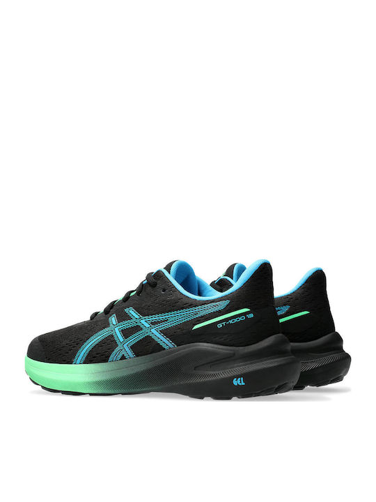 GT-1000 13 Kids Sports Shoes Running with Laces Black