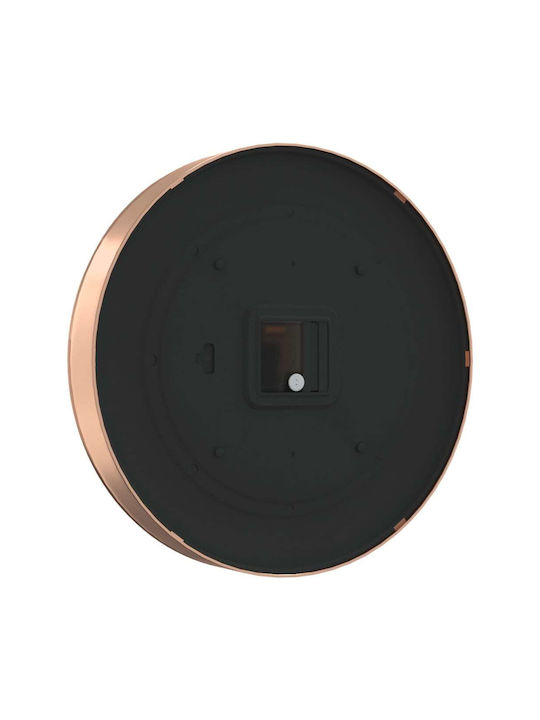 vidaXL Αθόρυβο Ρολόι Τοίχου Μπλε Ø25.5cm