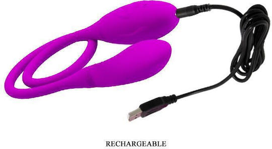 Pretty Love Snaky Vibe 7 Funcții de Vibrație 3 Funcții de Mângâiere Flexibil