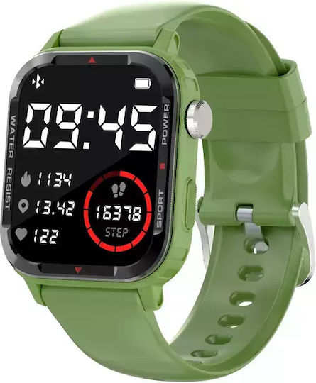 Nubi G96 Smartwatch με Παλμογράφο (Πράσινο)