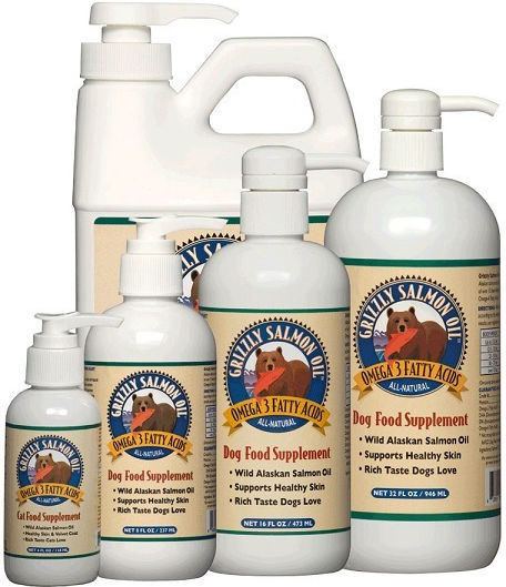 Grizzly Λάδι Σολομού Σκύλου και Γάτας 1000ml για Ενίσχυση Οργανισμού