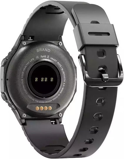 Nubi H88 Smartwatch με Παλμογράφο (Μαύρο)