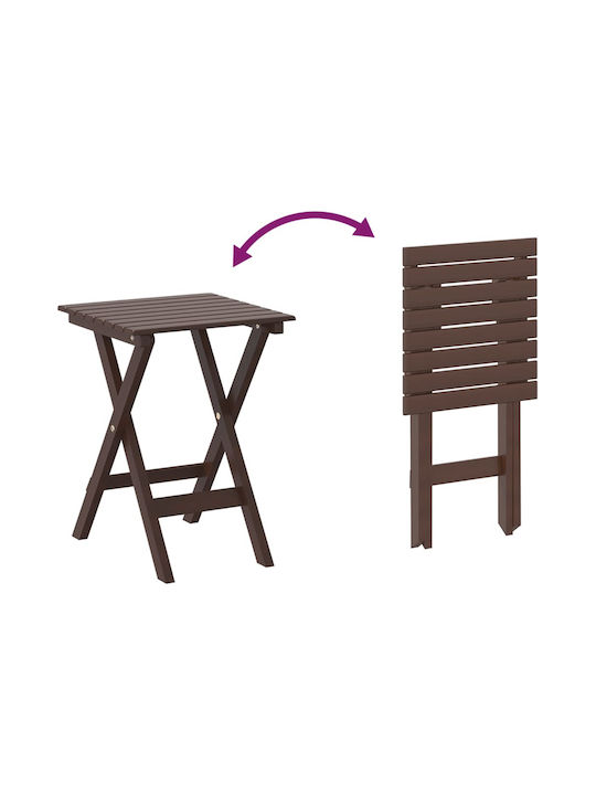 vidaXL Outdoor Lounge Set 2 Pieces Brown