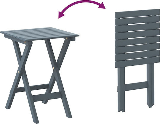 Garten- und Outdoor-Möbelsets 2 Stück Grau