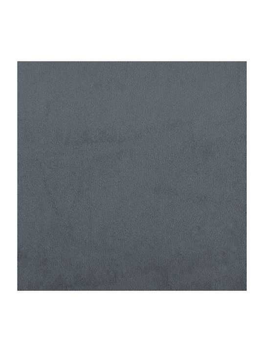 Vidaxl Bettgestell Dunkelgrau 100x200cm Samt 1 Stück Einzelbett Grau