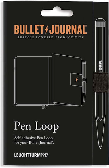 Leuchtturm1917 Notebook with Elastic and Pen Holder Black 369711