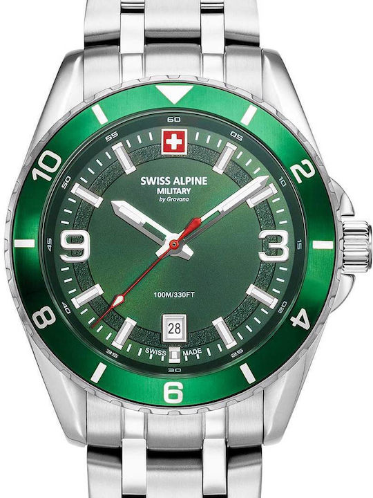 Swiss Alpine Military by Grovana Мъжки часовник с батерия и метална гривна