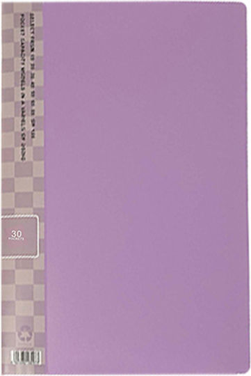 Exas Paper Exas Paper Display Book with 40 Plastic Sleeves for A4 Paper Green