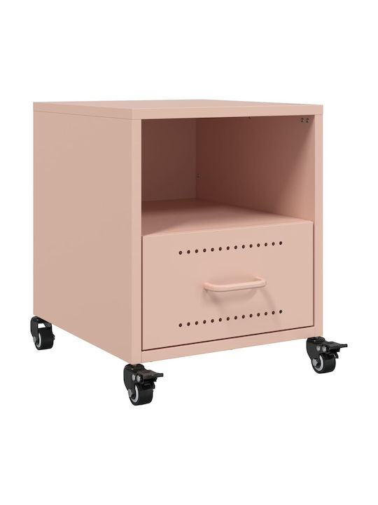 Noptiere Roz 2buc 36x39x43.5cm