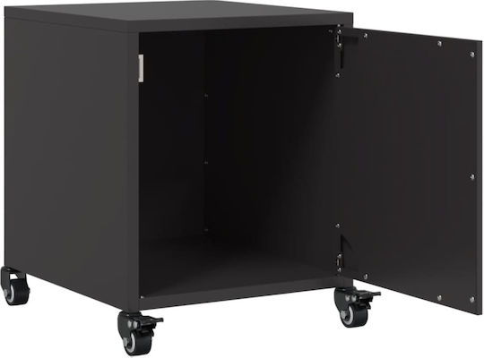 Wooden Bedside Tables Black 2 Pieces 36x39x43.5cm