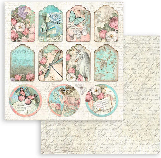 Stamperia Φύλλα Scrapbooking 10 φύλλα 10τμχ
