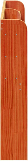 vidaXL Wooden Bed Headboard Brown 160x82cm