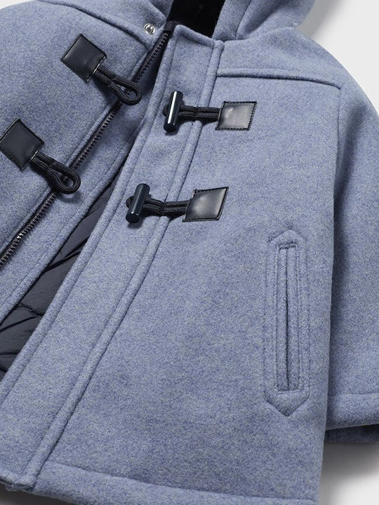 Kids' Coat Montgomery with Lining & Hood Blue