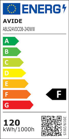 Avide LED Strip 24V Warm White Light 10m Type COB