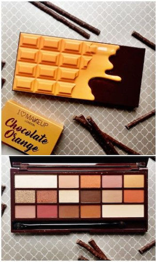 Revolution Beauty Chocolate Lidschattenpalette Matt in fester Form Orange 22gr