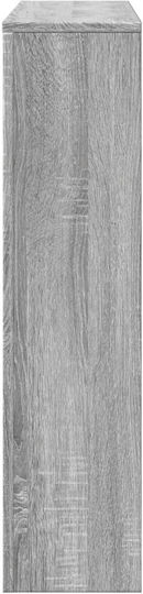 vidaXL Gray Particleboard Radiator Cover 175x20x82cm