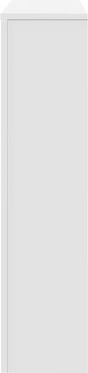 vidaXL Radiator Cover Made of White Particleboard 175x20x82cm