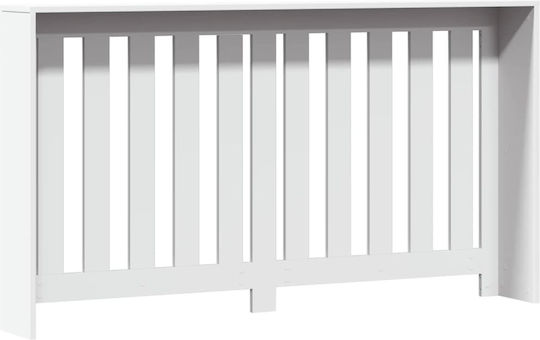 vidaXL Radiator Cover from Particleboard White 149x20x82cm