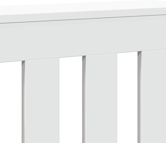 vidaXL Radiator Cover from Particleboard White 149x20x82cm