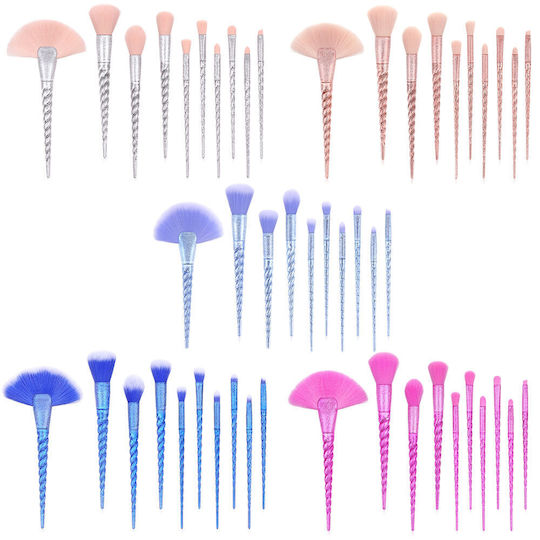 Set cu Pensule de Machiaj 10buc