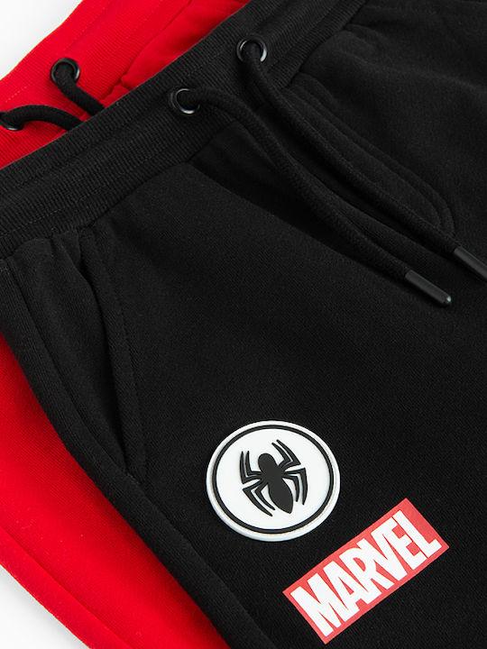 Kids Sweatpants Red 2pcs Spiderman Marvel