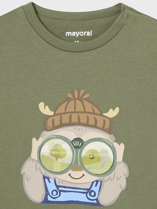 Mayoral Kids Blouse Long Sleeve Green