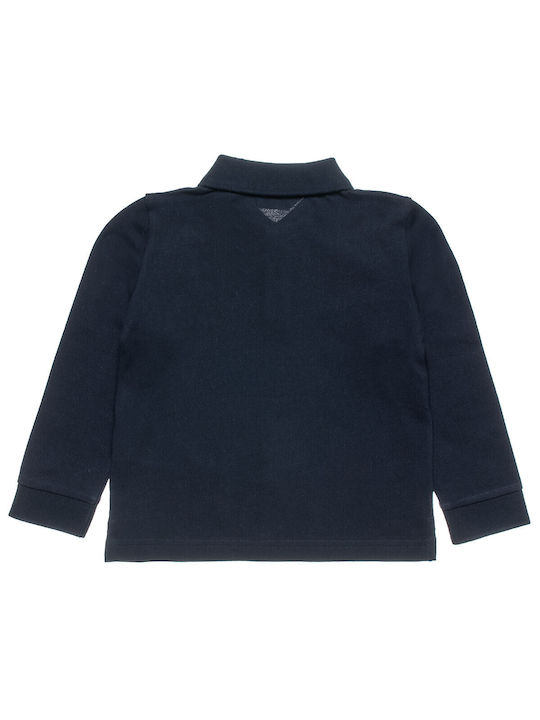 Alouette Kids Polo Long Sleeve Navy Blue