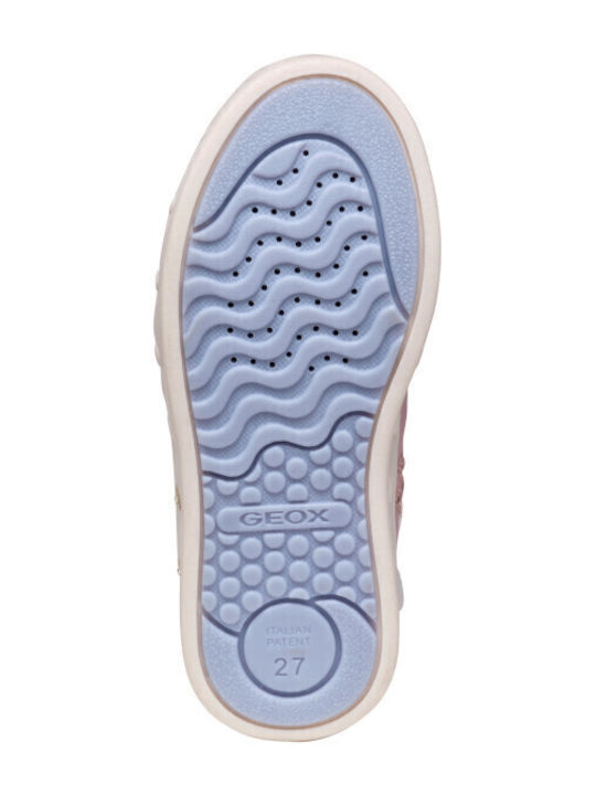 Skylin Παιδικά Sneakers High με Σκρατς Ροζ